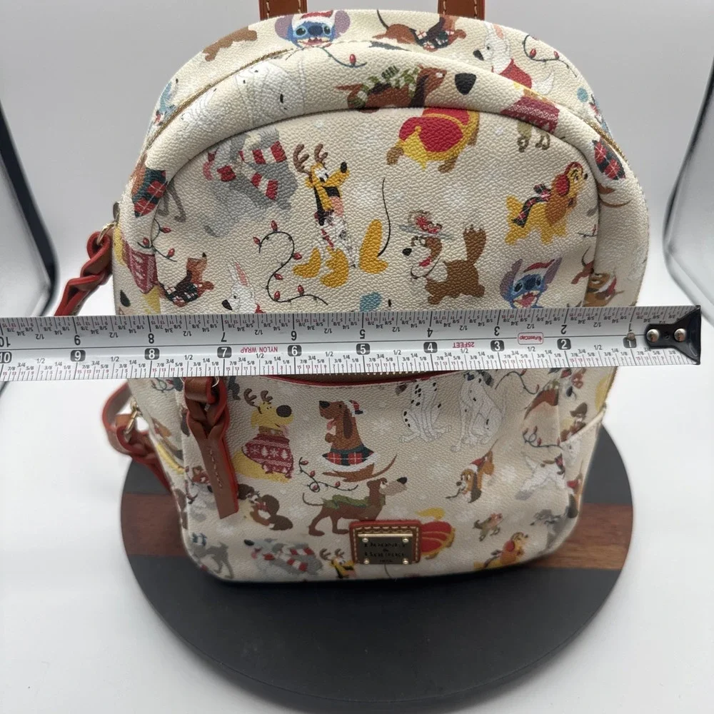 Disney Parks Christmas Santa Tails Paws Dogs Backpack Bag Dooney & Bourke NWOT
